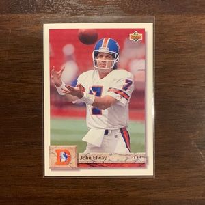 John Elway Upper Deck Football Card
